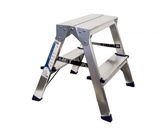 Двухсторонняя алюминиевая стремянка Алюмет AD A7202 – изображение 2