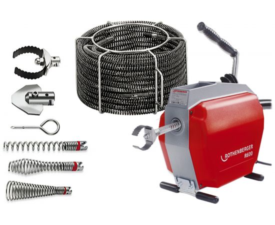 Переносная электрическая машина для чистки труб Rothenberger R600 72675 – изображение 2