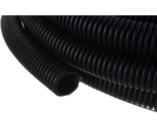 Гофрированная труба ЭРА ПНД черный d 25мм с зонд. легкая 10м Б0043777 – изображение 2