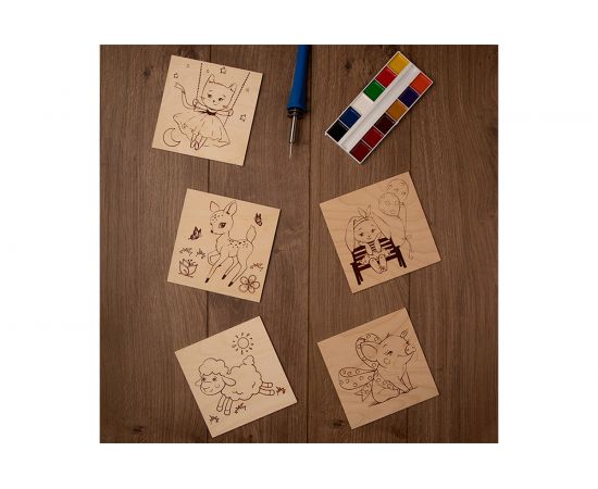 Доски для выжигания REXANT 5шт. Зверюшки 12-0933 – изображение 3