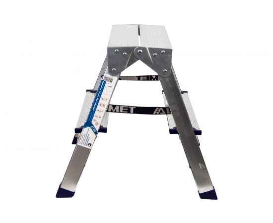 Двухсторонняя алюминиевая стремянка Алюмет AD A7202 – изображение 3