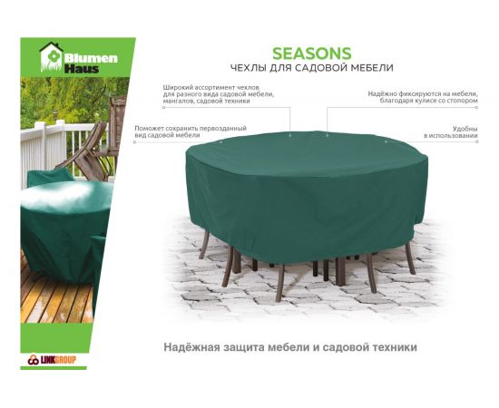 Чехол на набор садовой мебели Blumen Haus 65601 – изображение 3