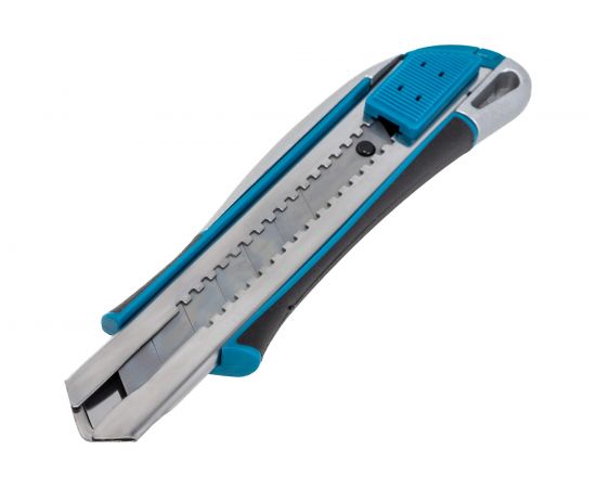 Резак с выдвижным лезвием РемоКолор Aluminium profi, обрез. Al корпус, автоматический фиксатор, 19-0-303 – изображение 3