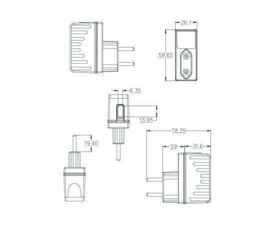 Адаптер/блок питания ROBITON IR3-1000S без штекера 15698 – изображение 3