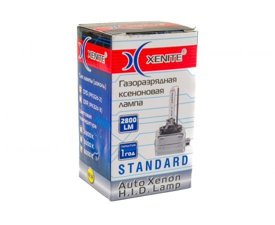 Ксеноновая лампа XENITE D1S, 85 В, 35 Вт, PK32d-2, 6000 K, 2800 Лм, 1 шт. 1004068 – изображение 3