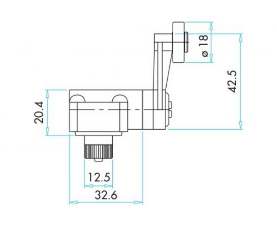 Концевой угловой выключатель Emas быстрого переключения 240В, 3А. L52K13MEM121 – изображение 3
