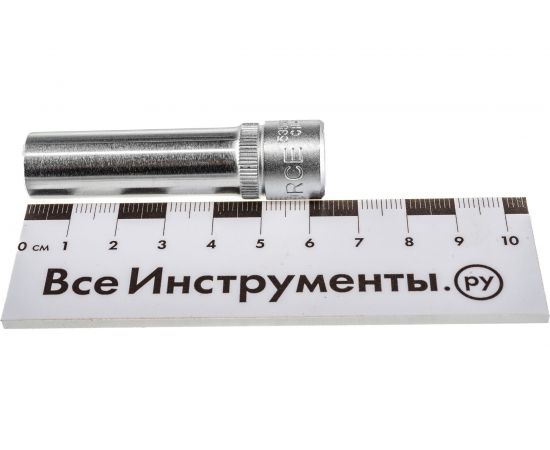 Головка 3/8"", 6 гранная, 63 мм, 10 мм FORCE 5356310 – изображение 3