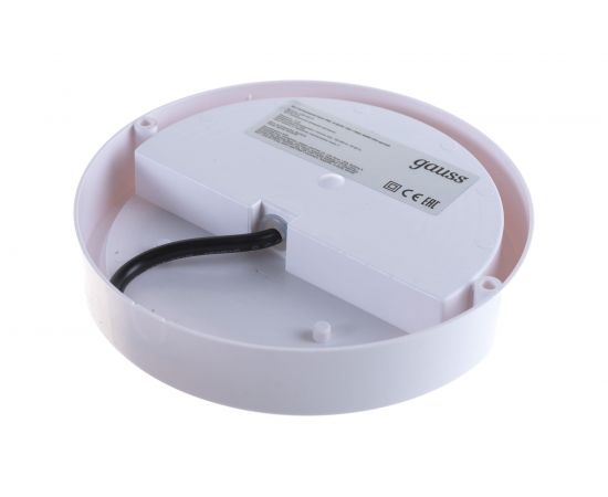 Светодиодный светильник Gauss ECO IP65 D160х53 15W 1100lm 4000K ЖКХ круглый 1/40 126418215 – изображение 3