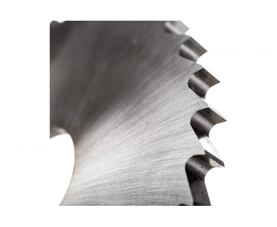 Фреза дисковая отрезная (80х5.0х22 мм; Р6М5; z=32; прорезной зуб; без ступицы; с ш/п) TORNERI 039654 – изображение 3