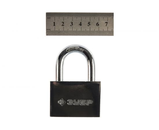 Навесной замок 60 мм ЗУБР МАСТЕР 3710-60_z01 – изображение 4