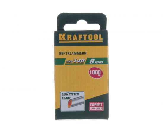 Скоба закаленная (1000 шт; 8 мм; зеленые) Kraftool 31680-08 – изображение 4