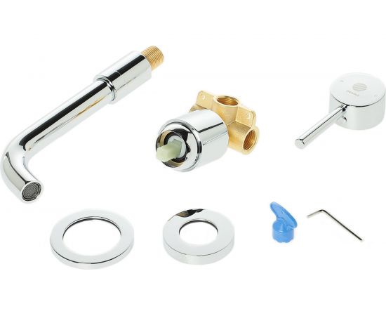 Смеситель для раковины скрытого монтажа Orange Karl хром M05-722cr – изображение 4