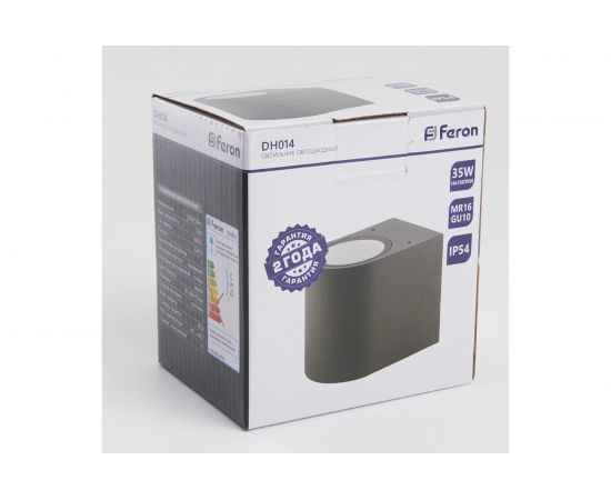 Садово-парковый светильник FERON DH014 230V без лампы GU10, 81*92*92 черный 11866 – изображение 5