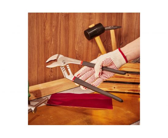 Переставные клещи REXANT 300 мм никелированные, обливные рукоятки 12-4636 – изображение 6