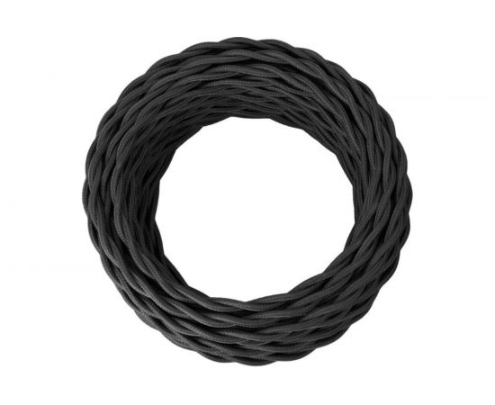 Силовой кабель Retro Electro ретро, 2х2,5, черный, длина бухты 20 2254733 – изображение 9