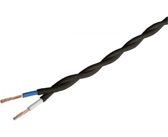 Силовой кабель Retro Electro ретро, 2х2,5, черный, длина бухты 20 2254733 – изображение 10