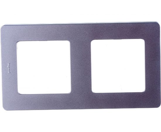 Рамка Legrand - 2 поста - INSPIRIA - алюминий 673942 