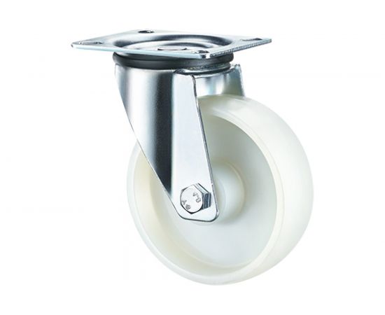 Опора колесная поворотная (125 мм; 190 кг; нейлон) Longway SRCn 55 