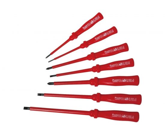 Набор изолированных отверток ProsKit 8PK-8100 E 4х -, 3х +, 1000В С00034089 