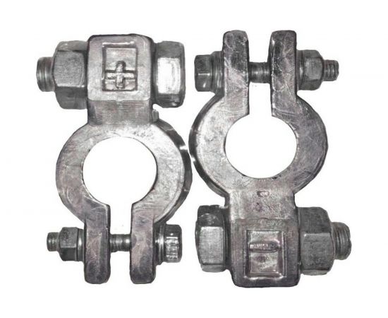 Универсальные усиленные клеммы АКБ ДАЛИ-авто свинцовые, болт сбоку DA-02530 