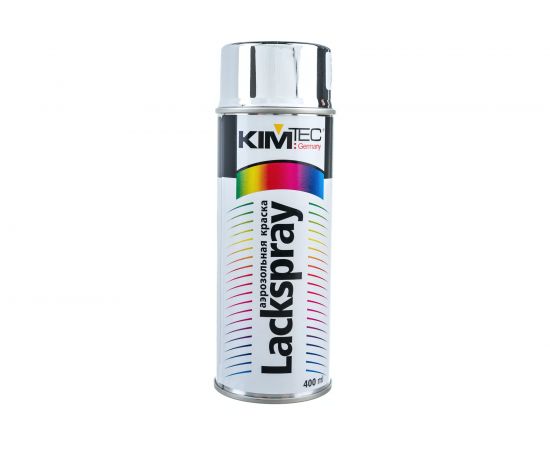 Аэрозольная краска KIM TEC металлик-серебро 400 мл 11587808 