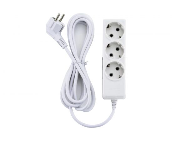 Удлинитель ECON ES 132 3 розетки 1.5 метра с заземлением 91302 