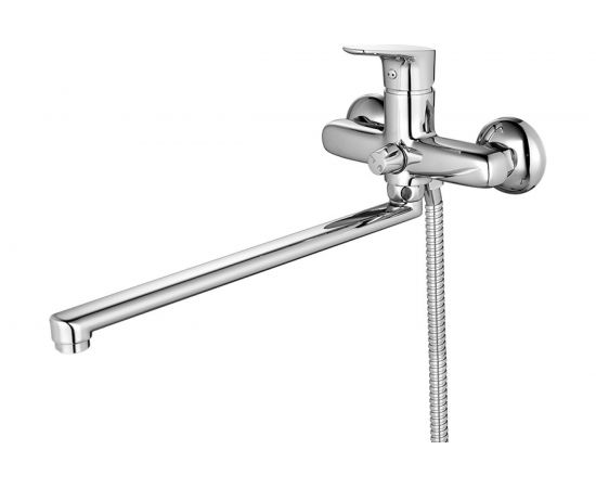 Смеситель для ванны с длинным изливом и керамическим дивертором IDDIS Zodiac ID ZODSBL2i10 