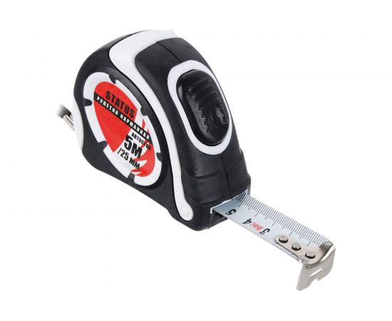 Карманная рулетка РОКОТ STATUS автост��п, 5мх25мм 658-010 