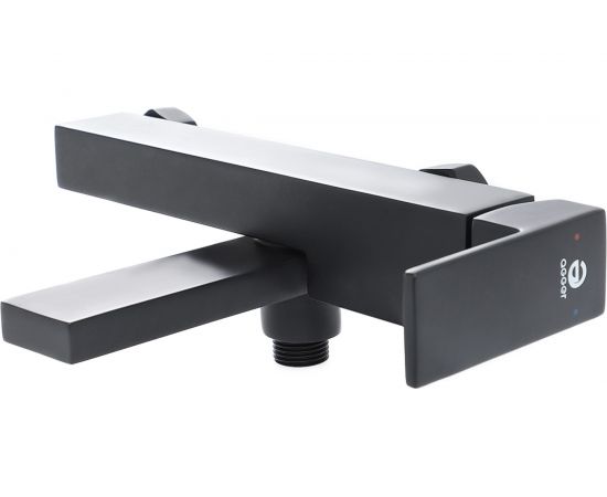 Смеситель для ванны и душа Agger Great черный A2810044 