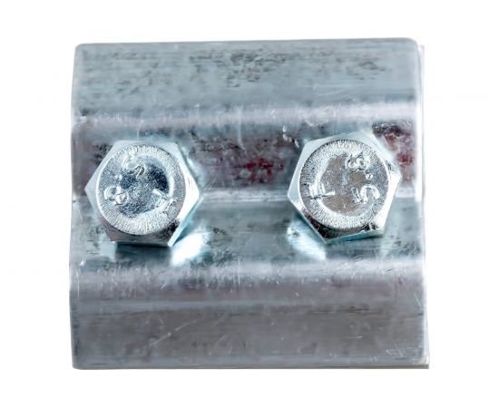 Соединительный зажим круглого проводника EZETEK 8-10мм параллельный, оцинковка 74426 