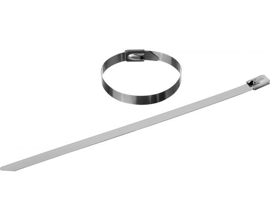 Нержавеющие кабельные стяжки Зубр КС-Н, 4.6 х 200 мм, 50 шт, 30971-46-200 