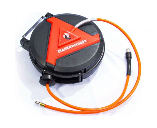 Шланг на самоскручивающейся катушке 8/12 мм, 10 метров СТАНКОИМПОРТ HR0812HPVC 