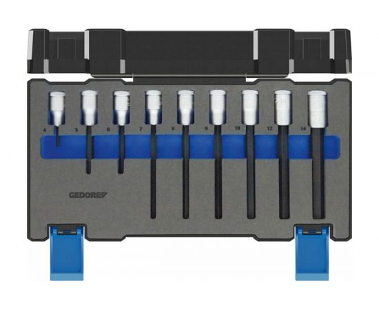 Набор отверточных вставок из 9 предметов 1/2" GEDORE 3014444 
