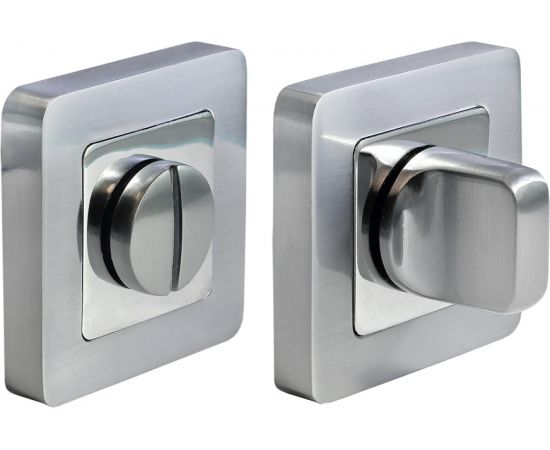 Дверная завертка MORELLI MH-WC-S55 SC/CP цвет-матовый хром/хром 9012229 