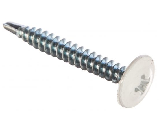 Саморез ПШC КРЕП-КОМП сверло 4,2х32 RAL9003 500шт пшс329003 