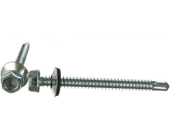 Кровельный саморез Качественный КРЕПЕЖ цинк, 6.3х70 мм, 50 шт 0500203 КЧ 