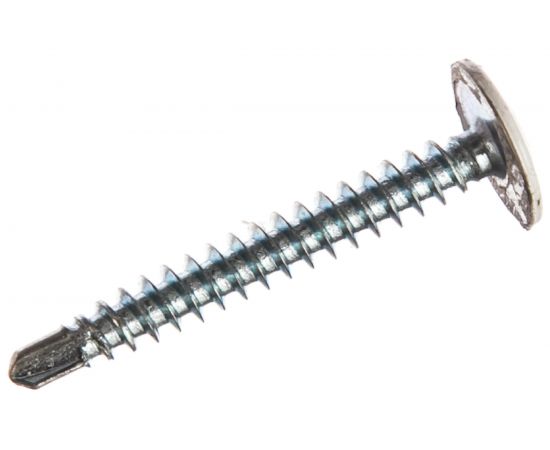 Саморез ПШC КРЕП-КОМП сверло 4,2х32 RAL9003 500шт пшс329003 – изображение 2