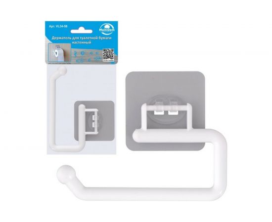 Настенный держатель для туалетной бумаги МУЛЬТИДОМ размер 15х9 см VL34-58 – изображение 2