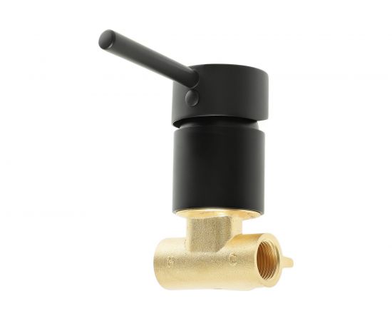 Смеситель для раковины скрытого монтажа Orange Karl черный M05-722b – изображение 2