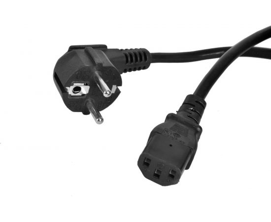 Шнур питания ЦМО с заземлением, IEC, 60320, C13/EU-Schuko, 10А/250В, длина 3м R-10-Cord-C13-S-3 – изображение 2