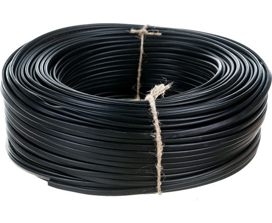 Шнур TDM ШВВПмб 2х0,5 100м, черный Народный SQ0120-0303 – изображение 2