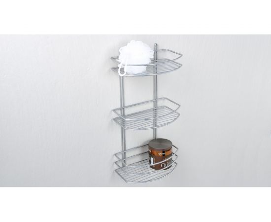 Овальная полка FIXSEN трехэтажная, хром FX-720-3 – изображение 2