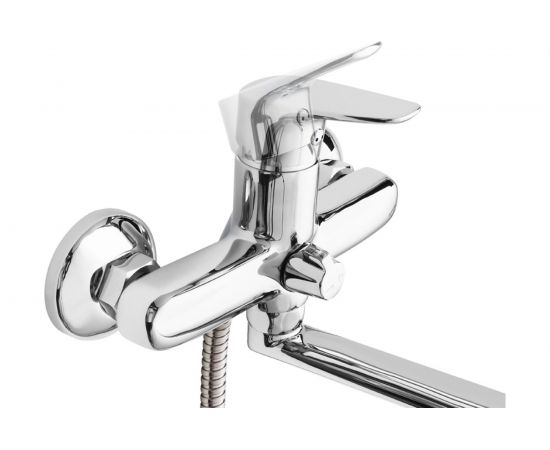 Смеситель для ванны с длинным изливом и керамическим дивертором IDDIS Zodiac ID ZODSBL2i10 – изображение 3