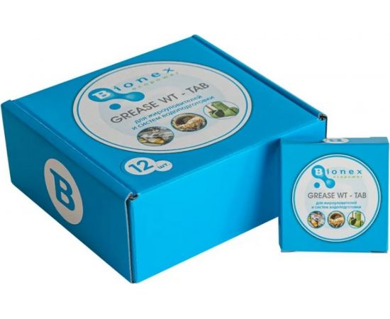 Таблетки для жироуловителя Bionex Grease WT Tab 12 шт WTTab – изображение 3