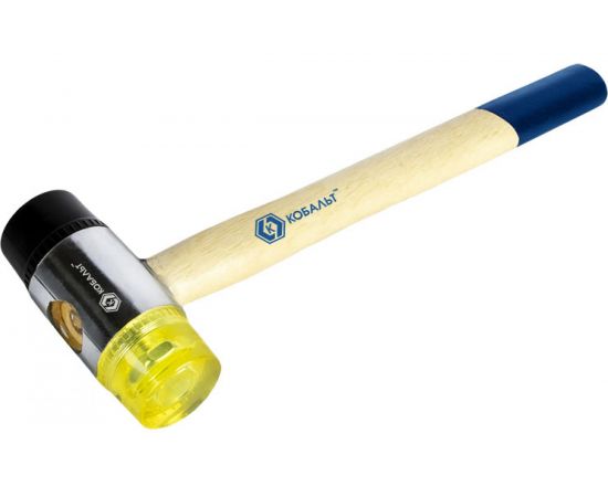 Рихтовочный молоток (40 мм, деревянная рукоятка) КОБАЛЬТ 249-488 – изображение 3