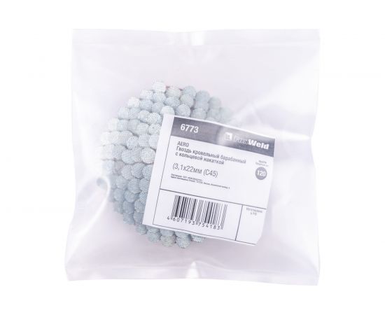 Барабанный кровельный гвоздь FOXWELD AERO c кольцевой накаткой, 3,1 х 22 мм, лента 120 шт /C45/ 6773 – изображение 3