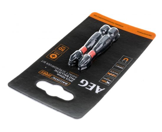 Биты ударные AAK502PH2 (2 шт; PH2; 50 мм) AEG 4932479165 – изображение 3