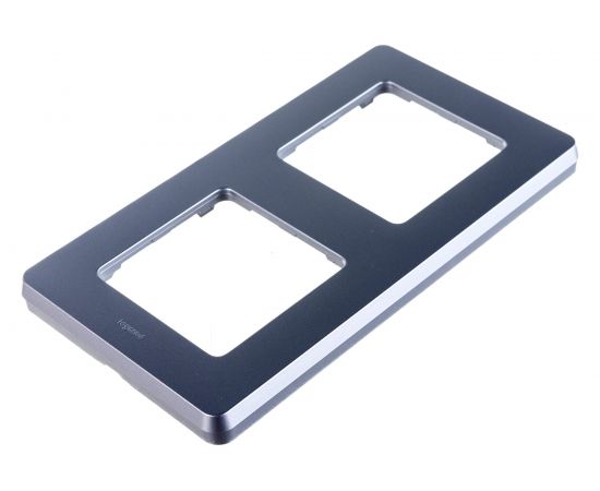 Рамка Legrand - 2 поста - INSPIRIA - алюминий 673942 – изображение 3