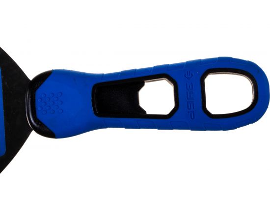 Шпатель с профилированным нержавеющим полотном и 2к ручкой 120мм Зубр ПРОФЕССИОНАЛ 10049-12_z03 – изображение 4