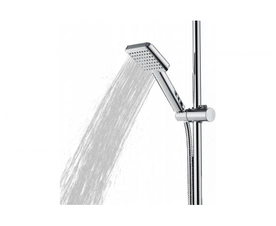 Душевая система Agger со смесителем для ванныx и душа с двумя квадратными лейками A2994000 – изображение 5